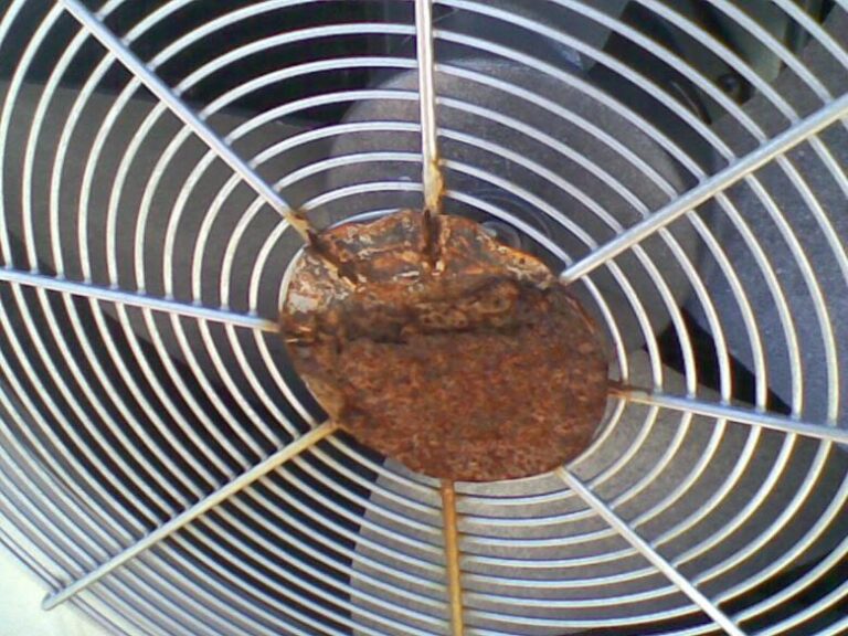 ac fan close up